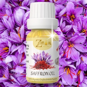 Moroccan Saffron Oil | Natural Cosmetic Botanical Plant-based Oil for Hair & Skin (1oz/30ml)