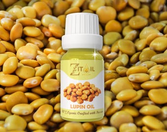 Moroccan Lupin Seed Oil | Natural Cosmetic Botanical Plant-based Lupine Oil for Hair & Skin (1oz/30ml)