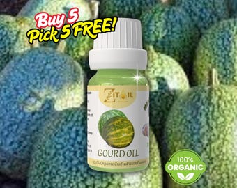 Colocynth Oil Moroccan, Bitter Apple Oil, Bitter Cucumber Oil | 100% Organic & Natural for Hair, Skin | 1oz (30ml) | زيت الحنظل