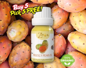 Prickly Pear Oil Moroccan, Barbary Fig Seed Oil | 100% Pure Organic Natural Vegan Oil for Hair & Skin | 1oz (30ml) | زيت التين الشوكي