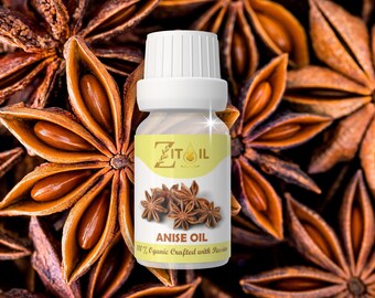 Huile d'anis marocaine | Huile végétale botanique cosmétique naturelle pour cheveux et peau (1 oz/30 ml)