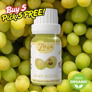Grape Seed Oil Moroccan | 100% Organic Pure & Natural for Hair and Skin | Vegan Beauty Oil of Morocco | 1oz (30ml) | زيت بذور العنب