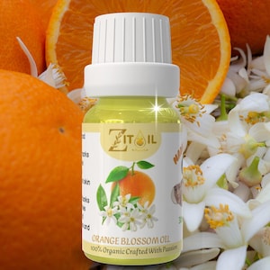 Moroccan Orange Blossom Oil | Natural Cosmetic Botanical Plant-based Neroli Oil for Hair & Skin (1oz/30ml)