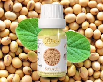 Moroccan Soya Oil | Natural Cosmetic Botanical Plant-based Soybean Oil for Hair & Skin (1oz/30ml)