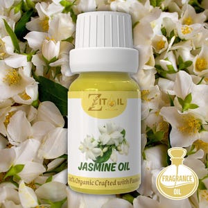 Jasmine Fragrance Oil From Morocco – Floral Sweet Scent for Candles, Soaps, Perfumes, Massage & Spa Use | 30ml (1oz) | زيت ياسمين عطري