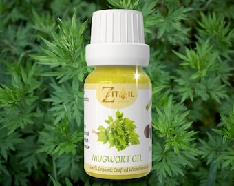 Moroccan Mugwort Oil | Natural Cosmetic Botanical Plant-based Artemisia Oil for Hair & Skin (1oz/30ml)