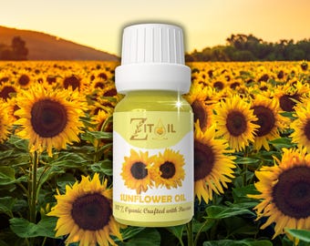 Moroccan Sunflower Oil | Natural Cosmetic Botanical Plant-based Oil for Hair & Skin (1oz/30ml)