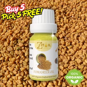 Fenugreek Oil Moroccan | Methi Oil | 100% Organic, Pure & Natural for Hair and Skin | Vegan Beauty Oil | 1oz (30ml) | زيت الحلبة