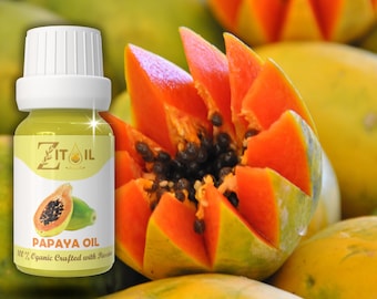 Moroccan Papaya Oil | Natural Cosmetic Botanical Plant-based Oil for Hair & Skin (1oz/30ml)