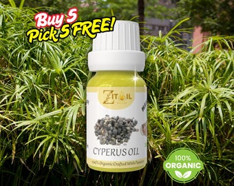 Cyperus Oil Moroccan | Nutgrass Oil | 100% Organic, Pure & Natural for Hair, Skin | Vegan Oil of Morocco | 1oz (30ml) | زيت السعد