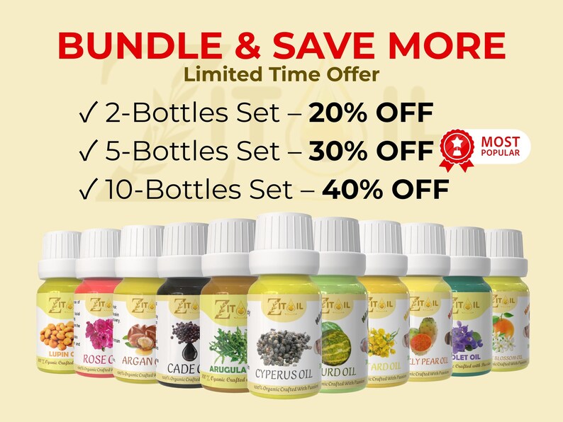 Moroccan Palm Pollen Oil | Natural Cosmetic Botanical Plant-based Oil for Hair & Skin (1oz/30ml) image 3