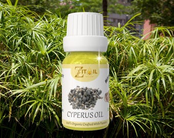 Aceite de Cyperus marroquí / Aceite de ciprés vegetal botánico natural para cabello y piel (30 ml)