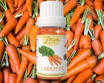 Aceite de zanahoria marroquí / Aceite botánico natural para el cabello y la piel (30 ml)