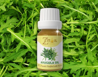 Moroccan Arugula Oil | Natural Cosmetic Botanical Plant-based Rocket Seed Oil for Hair & Skin (1oz/30ml)