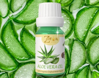 Moroccan Aloe Vera Oil | Natural Cosmetic Botanical Plant-based Oil for Hair & Skin (1oz/30ml)