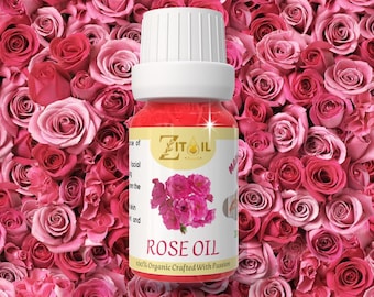 Rosenöl aus Marokko | Naturkosmetische botanische Pflanzenöl für Haare & Haut (1oz / 30ml)