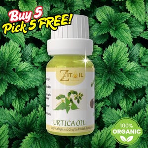Urtica Oil Moroccan, Nettle Oil | 100% Organic Pure & Natural for Hair, Skin | 1oz (30ml) | زيت الحريكة | زيت القراص | زيت القريص