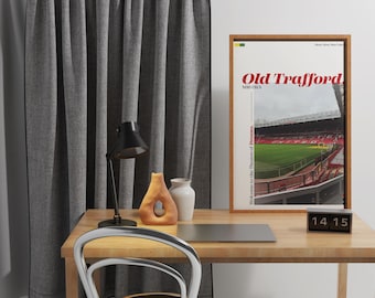 Old Trafford Print | Manchester United Stadium Art | Theatre of Dreams Poster (Digital Download)