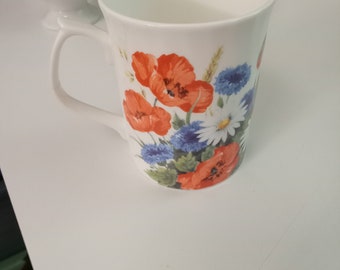 Vintage mug, Arthur Wood fine bone china, EUC