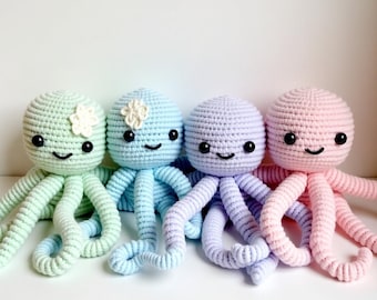 Crochet Octopus Pattern bundle  PDF, 10 Amigurumi Designs ideas Beginner Friendly (Digital Download)