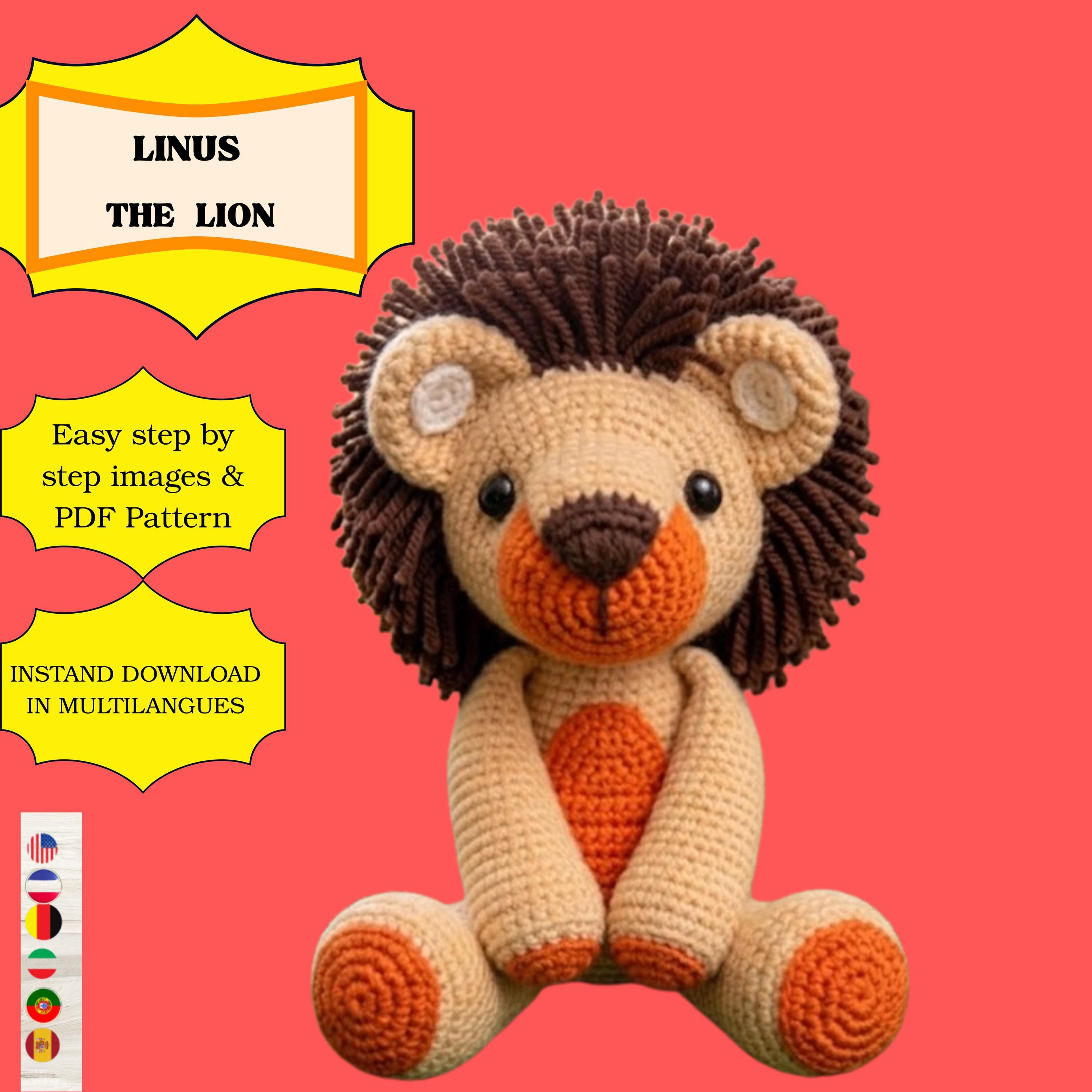 Linus the Lion Plush Tutorial