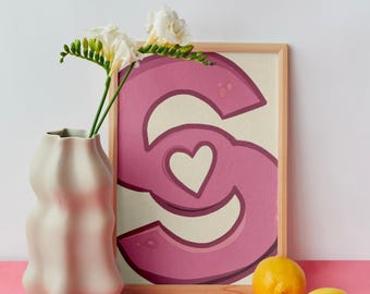 Printable Poster Pink Simoleon – Sims Inspired Wall Art – A5 A4 A3 A2 – Digital Download for Gamers & Sims | Printable Poster