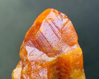 Natural Orange Color Rare Scheelite Crystal from Skardu Mine, Natural Mineral. Raw Crystal. 46 grams