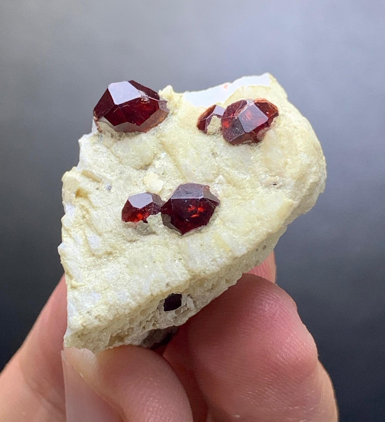 Natural Red Color Garnet Specimen From Skardu Mine. 12 Grams - Etsy