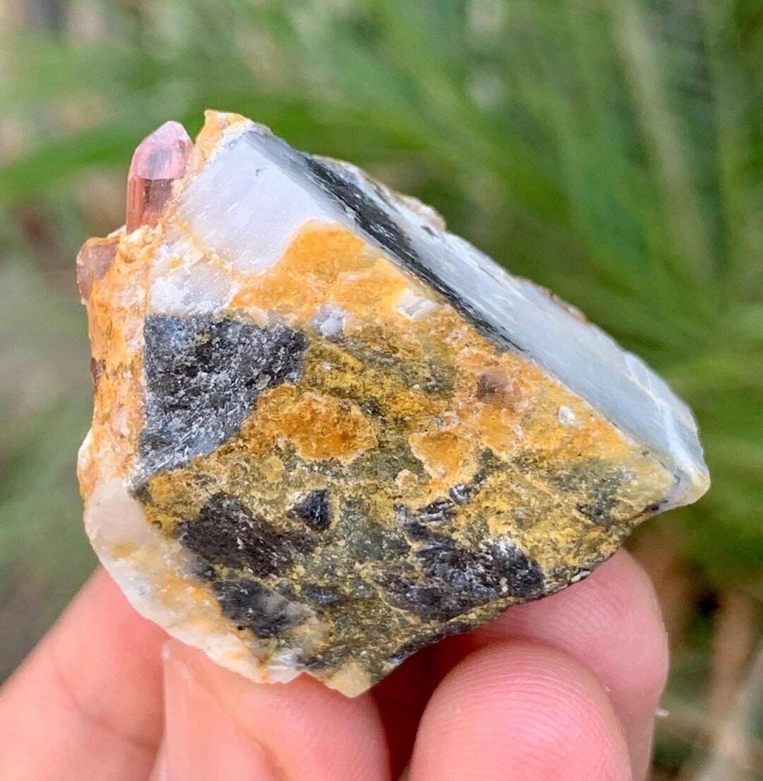 Natural Pink Topaz Crystal Specimen From Katlang Mine. 30 Grams - Etsy