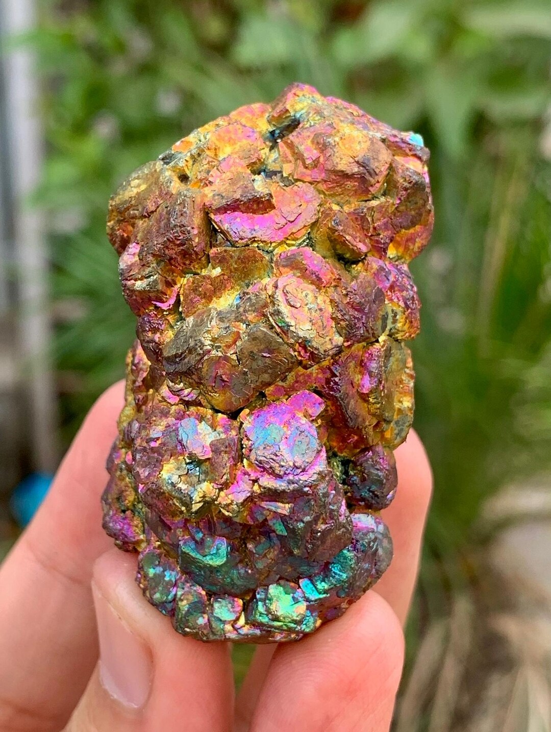 1.7kg虹入り 【水晶　ポイント】 Rainbow Rock Crystal 楽天市場】レインボー 水晶 ポイント 六角柱 約62.8g ◇極上虹入り