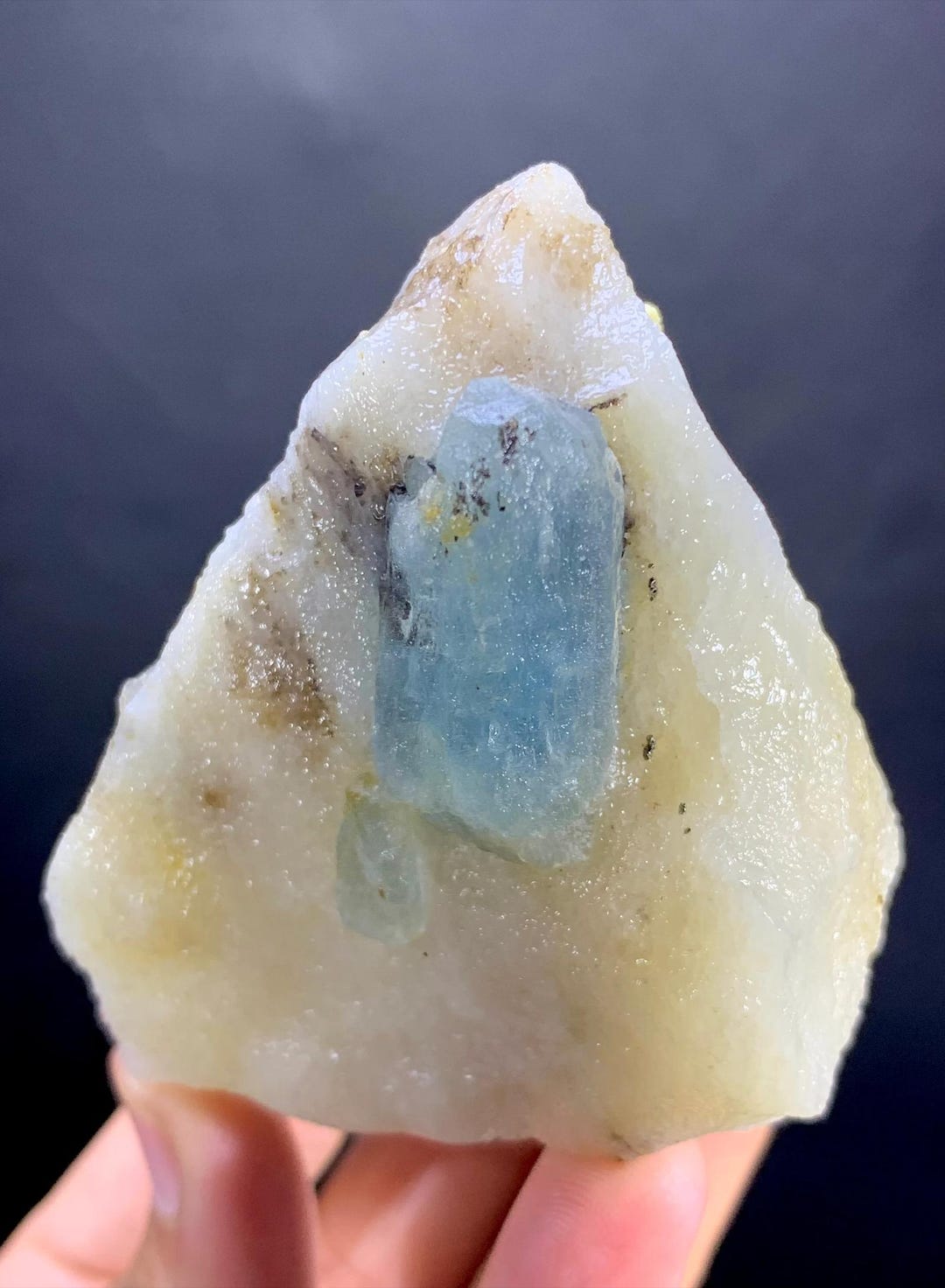 Natural Blue Color Fluorescent Afghanite Specimen From Afghanistan Mine ...