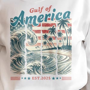 4th July Gulf of America USA Patriotic,vintage, Retro Gulf of America