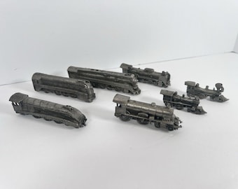 Franklin Mint Pewter Locomotives The Worlds Greatest Locomotives Collection VTG