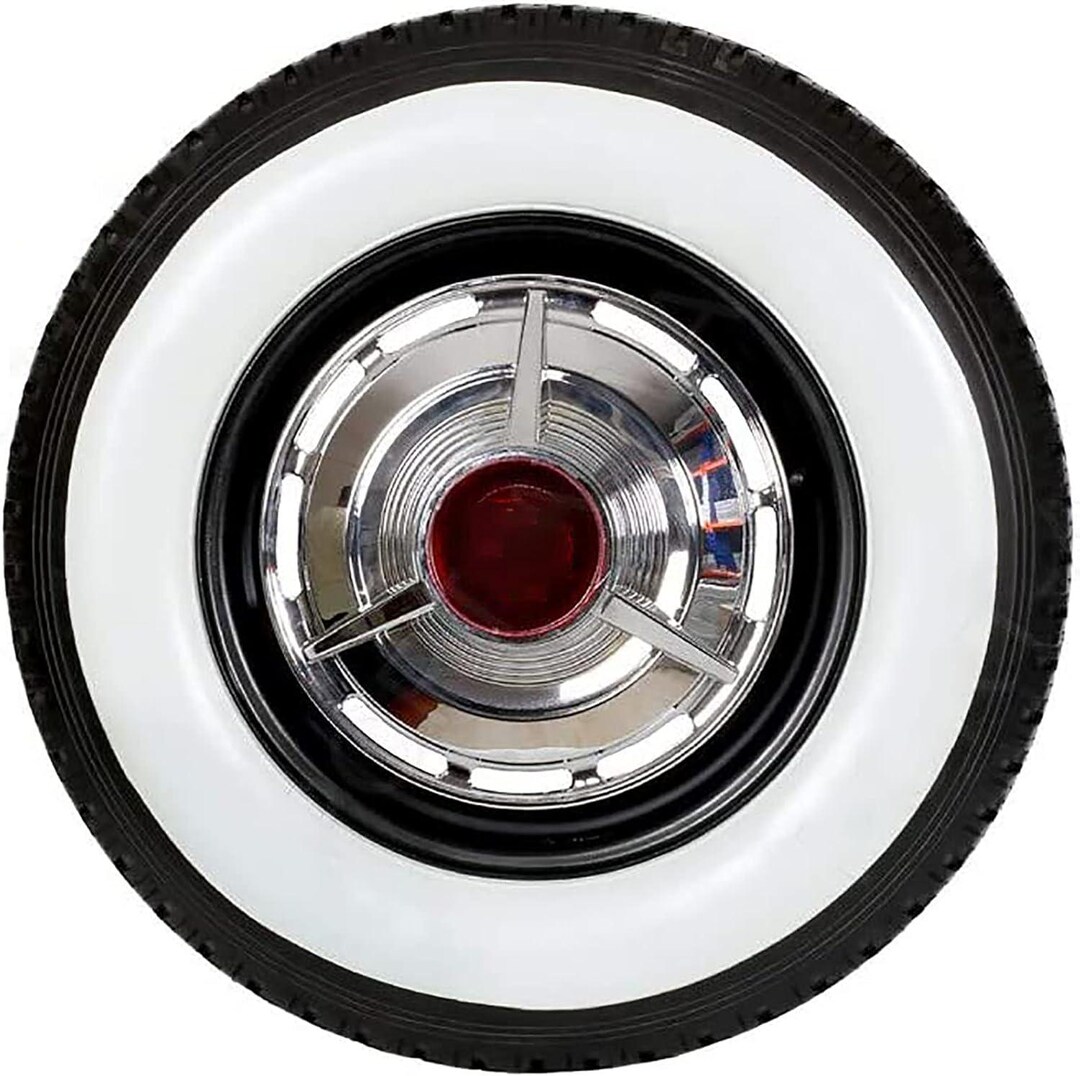 Atlas Portawall Whitewall 14 Inch White Wall Tire Insert Trim Set - Old Style Portawall For Classic Car Look White Wall Tire Inserts