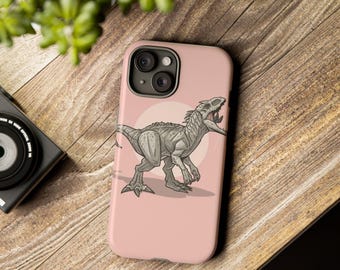 Telefoonhoesje dinosaurus, stoere hoesjes, schattige dino-telefoonhoes, uniek technisch accessoire, cadeau voor kinderen, verjaardag, gelegenheid