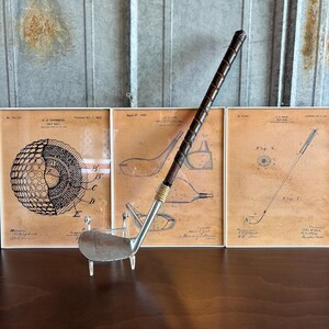 1930’s Walter Hagen Spade Miniature 7 Iron