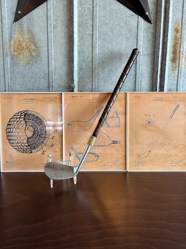 1930’s Walter Hagen Spade Miniature 7 Iron