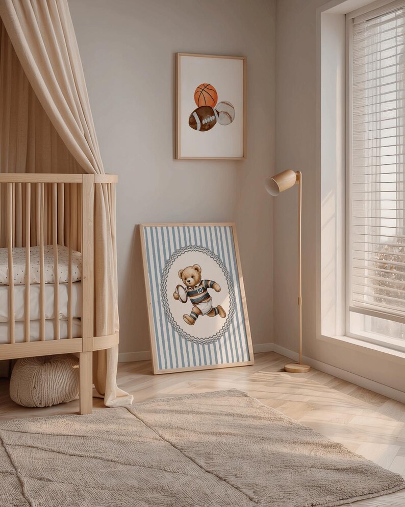 baby boy nursery prints set of 6 golf nursery decor