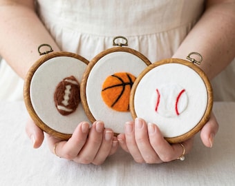 Vintage sports nursery decor baby shower gift ideas embroidery wall decor art baby boy nursery baseball handmade gift idea newborn custom