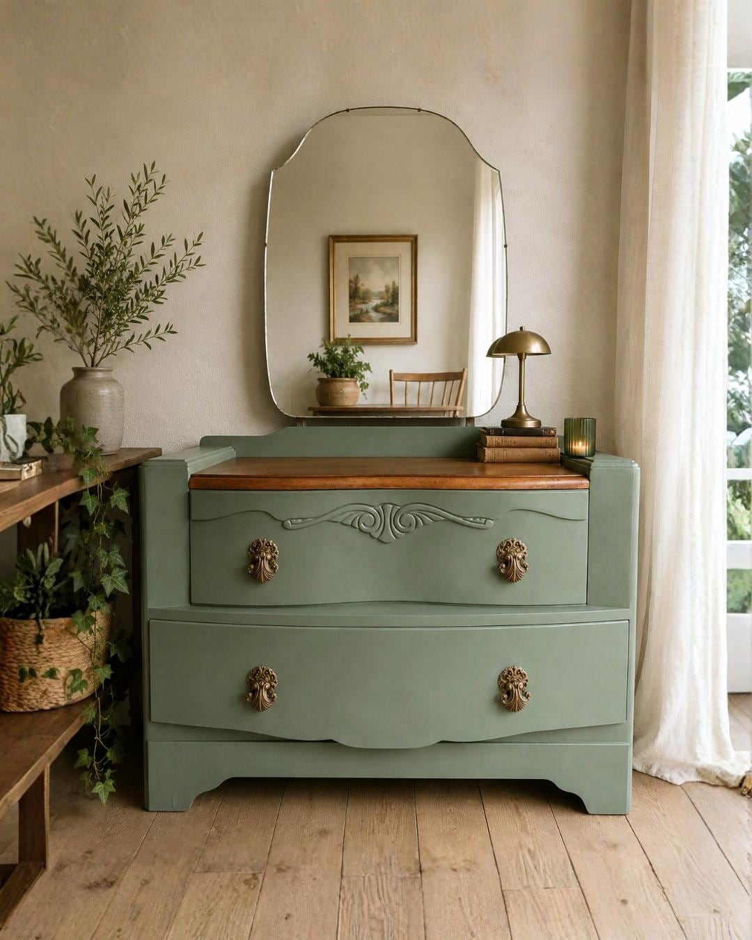 dark green dressing table 18