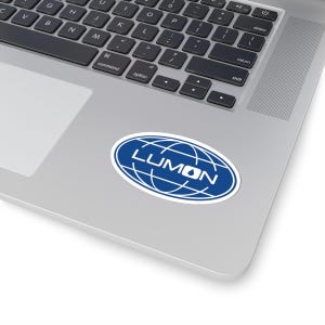 Lumon Logo Sticker from Severance Show on Apple TV, Macrodata Refinement, Novelty Lumon Industries Vinyl Die-cut Laptop Sticker
