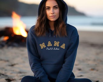 Personalized mom hoodie with name, mother hoodie, Mother's Day gift