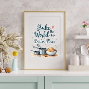 Baking the World A Batter Place Baker Gift  Cookie Clip Art