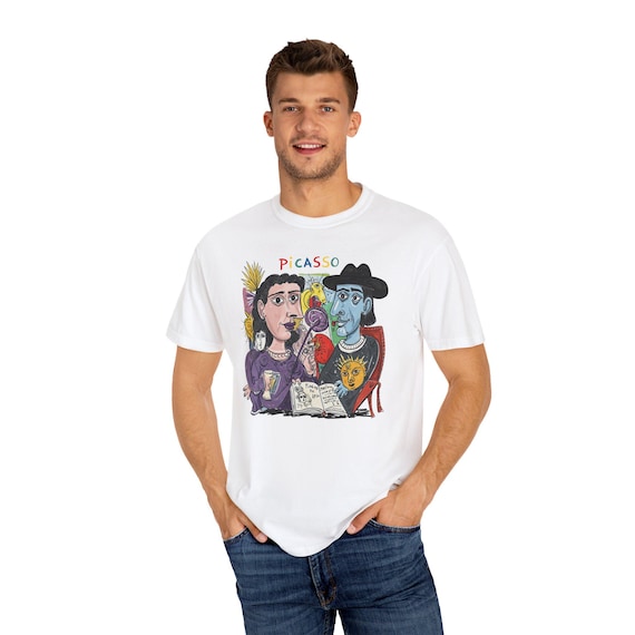 Picasso Inspired Art T-shirt, Abstract Cubism Tee, Unique Artist