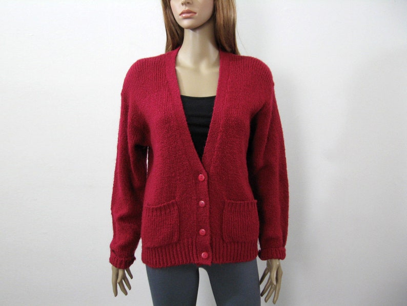 dark rose cardigan