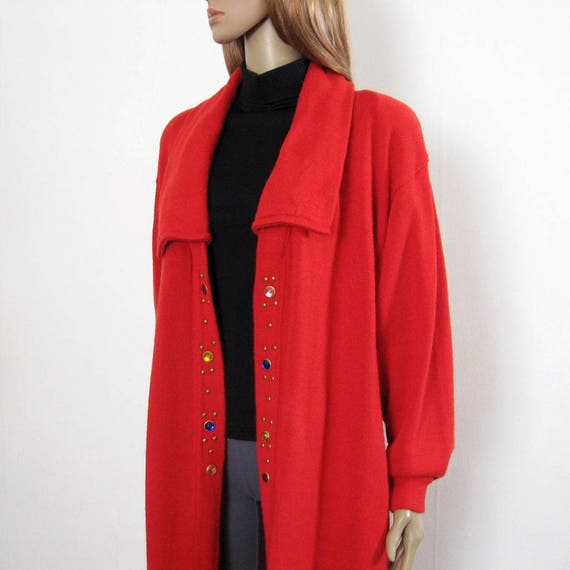 sweater duster coat