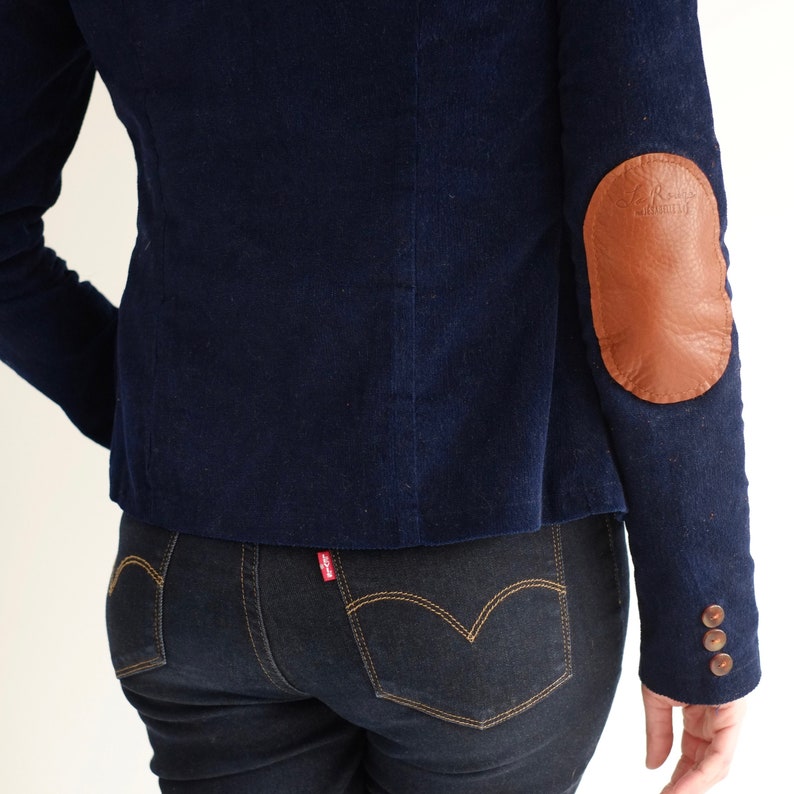 Brown Leather patches to sew on Collection La Rouge elbow Etsy