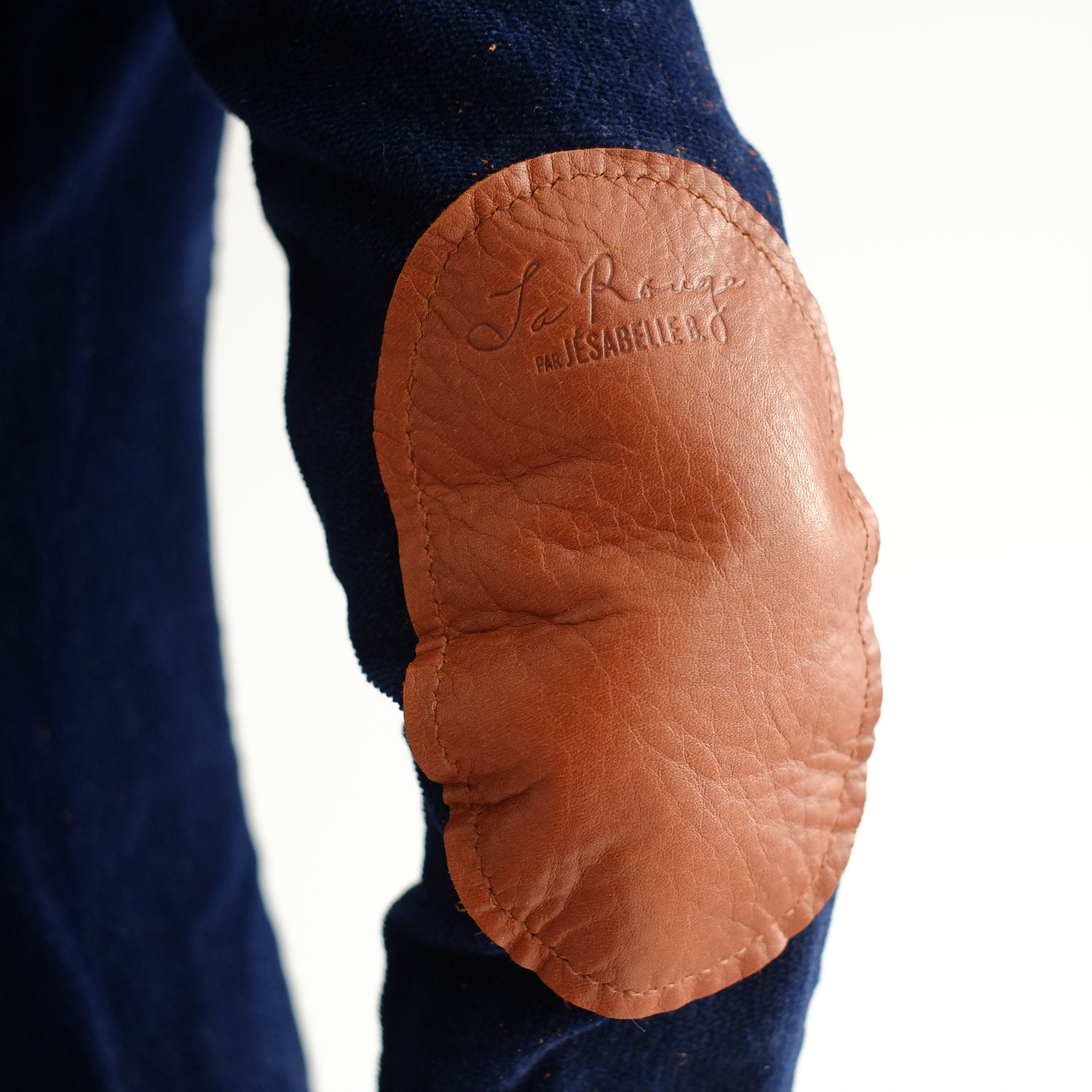 Brown Leather patches to sew on Collection La Rouge elbow Etsy