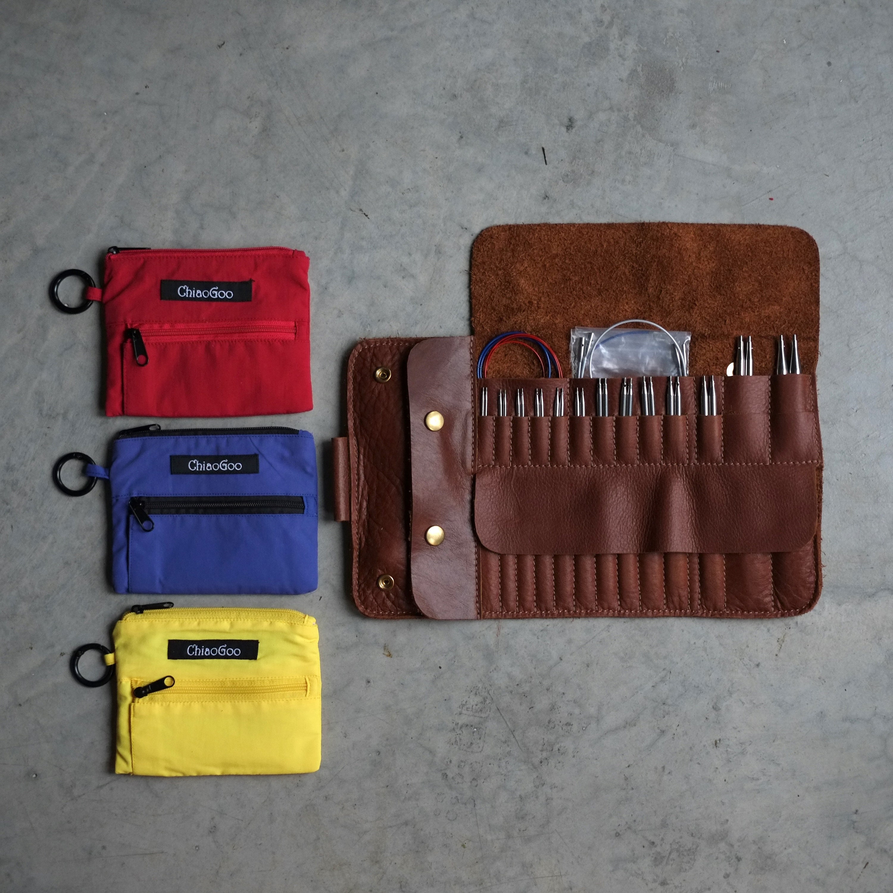 Étui à Aiguilles à Tricoter Assorti - Sac De Rangement Pour Accessoires De Laine - Neuf