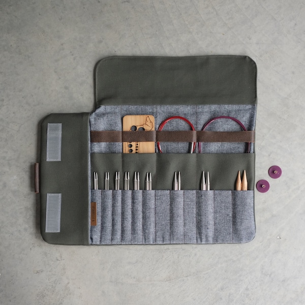 Knitting Needle Case Etsy